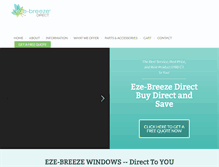 Tablet Screenshot of ezebreezedirect.com